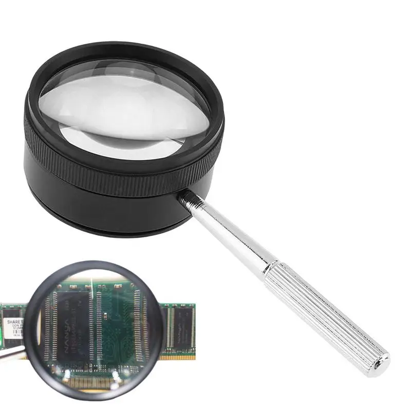 StrongestMagnifyingGlass35XMagnifyingGlass50mmHighMagnificationHandheldMagnifier