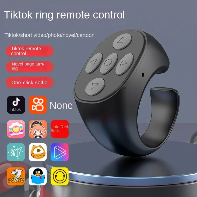 Wireless Bluetooth Mobile Selfie Lazy Artifac Remote Control Ring Mobile Phone Bluetooth Controller T For Xiaomi Apple
