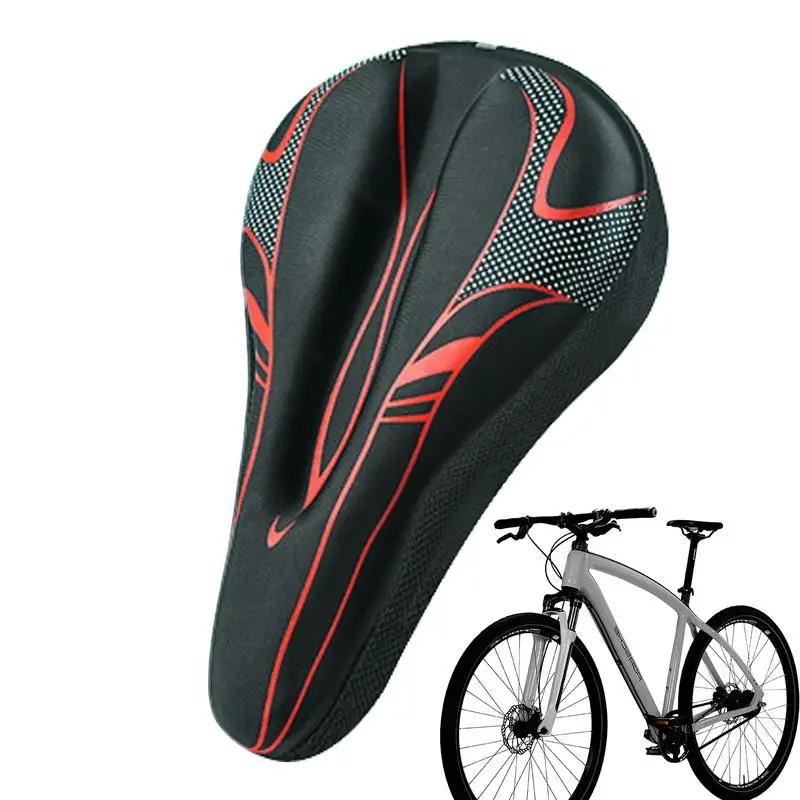 Electric Bike Saddle Cove Bicycle Cushion Seat Cover 3D Thickened Sponge Cushion  Pad Shock Absorption Road Cycling Accessories - AliExpress