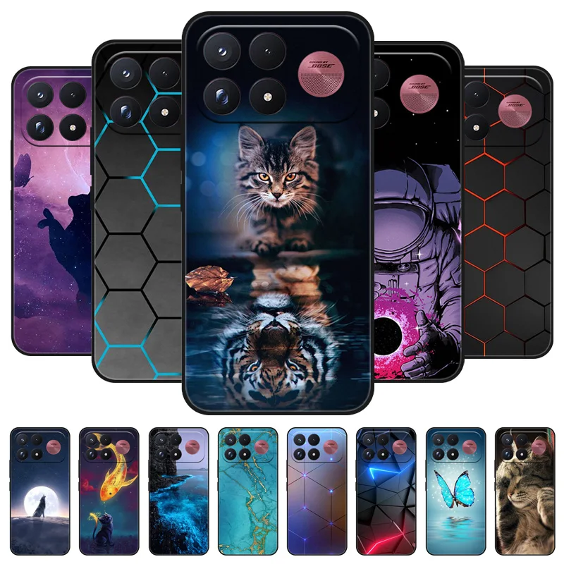 Cute Cartoon Silicone Back Cover - Soft Protective Case