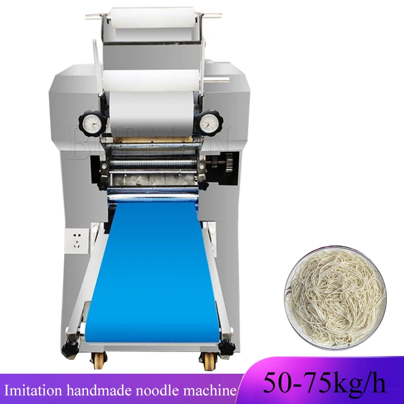 

2023 Electric Noodle Machine Press Commercial Stainless Steel Dough Cutter Roller For Home Use