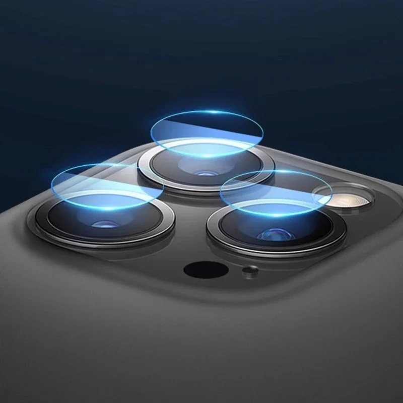 Premium Camera Lens Protector Film - 3-Pack Tempered Glass Shield