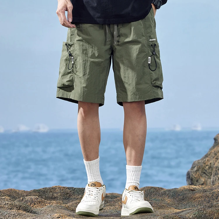 Мужские летние шорты до колен, с карманами, G137