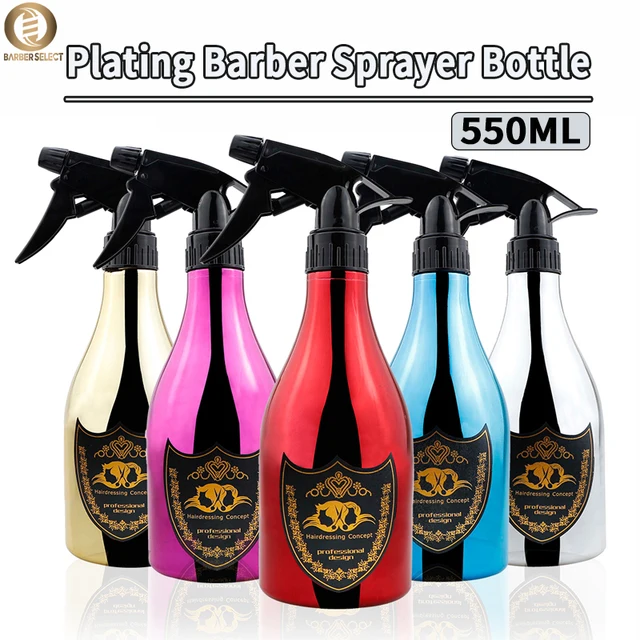 550ML ABS Spray Bottle Portable Refillable Liquid Container Hair Tools Professional Hairdressing Spray Bottle Hair Styling Tools