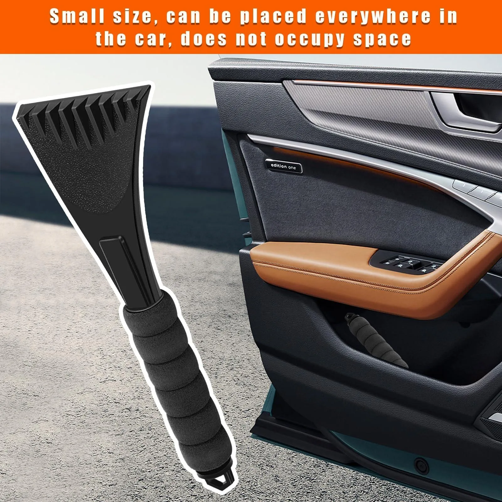 Ice Scraper for Car Windshield Trucks Frost Removal Tool with Foam Handle to Remove Snow, Frost, and Ice