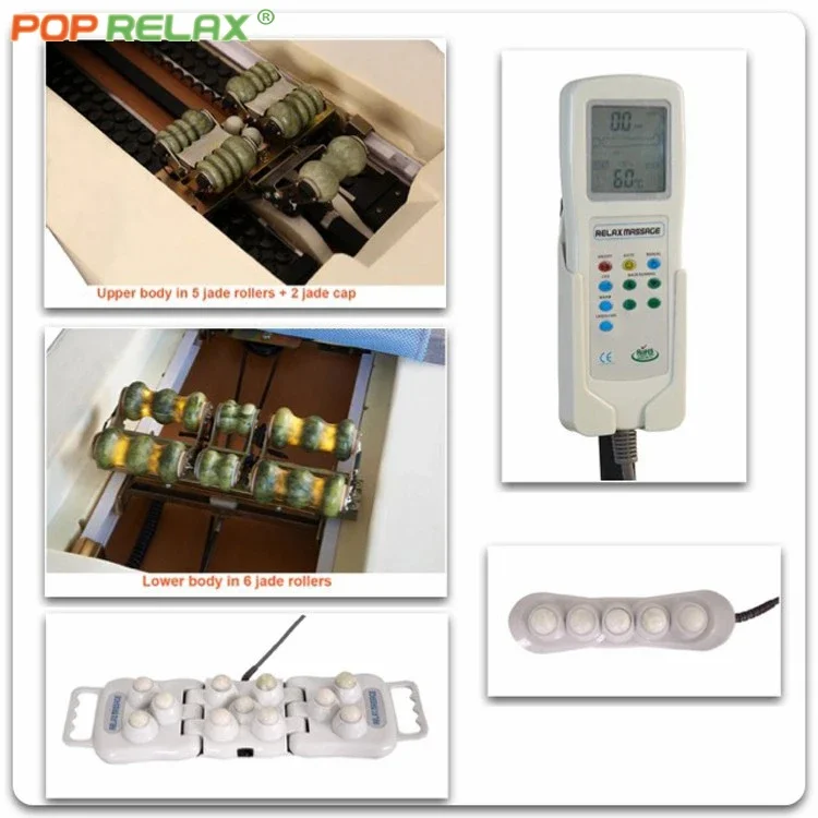Camas De Piedras Neck Stretcher Chiropractic Therapy Nuga N5 Thermal Full Body Jade Massage Bed 5
