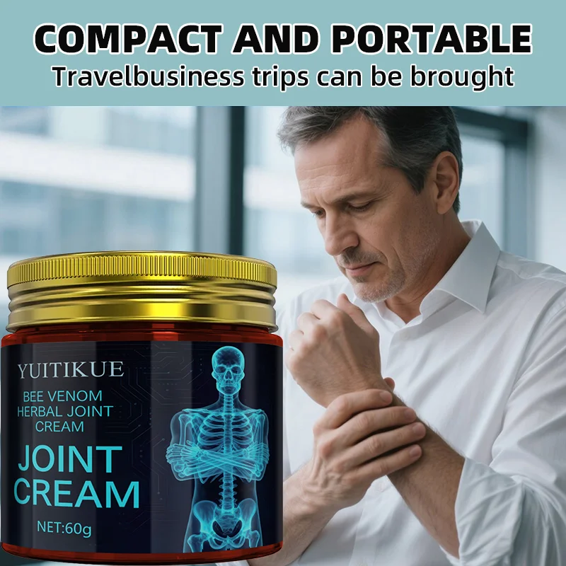 YUITIKU Bee Venom Herbal Joint Cream - Cares for Skin and Joints, Hypoallergenic and Soothing, Suitable for All Skin Types