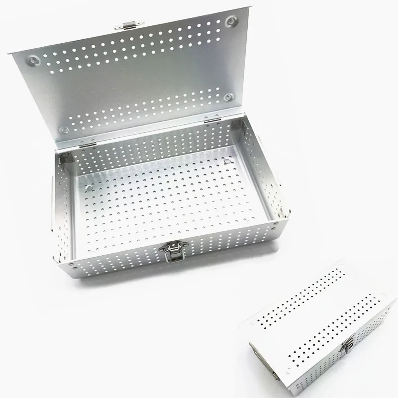 Sterilization Tray Aluminium Alloy Sterilization Box Case Surgical