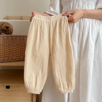 Children's Clothing Retro Striped Pants Baby Boys' And Girls' Casual Shorts Spring And Summer Girls' Loose Pants 1