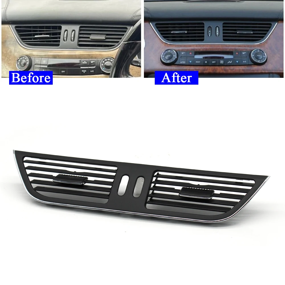 메르세데스 벤츠 CLS W219 자동차 센터 대시보드 미들 AC 히터 에어 벤트 그릴 아울렛 커버 CLS55 CLS63 CLS350 CLS500 CLS550