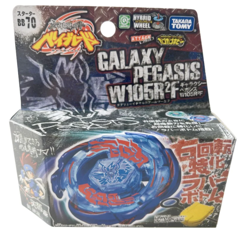 

Takara Tomy Beyblade Metal Battle Fusion Top BB70 GALAXY PEGASIS W105R2F WITH Light Launcher