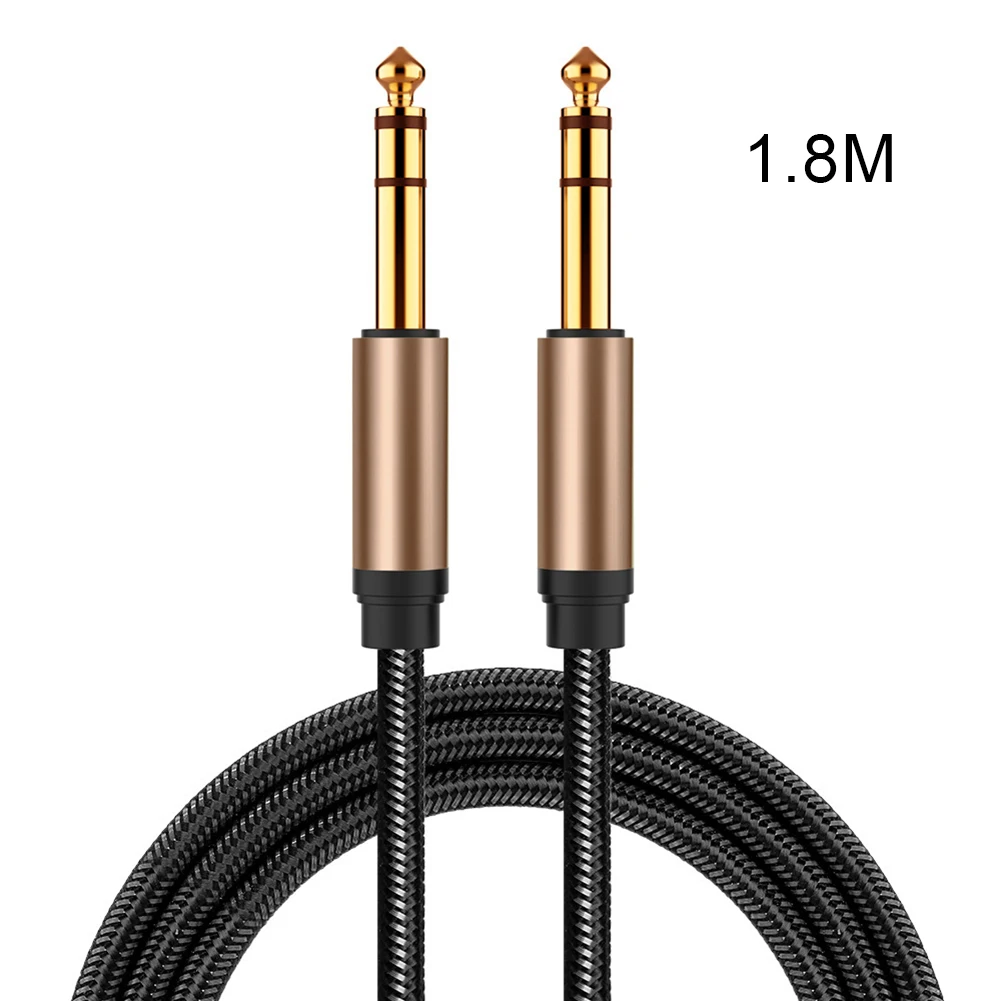 Premium Gold-Plated 6.35mm Balanced Stereo Audio Cable
