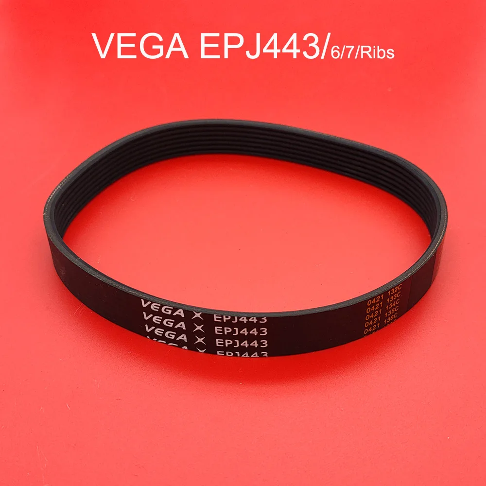1PCS VEGA Treadmill belt drive belt EPJ443 6/7 Ribs Rubber multi groove