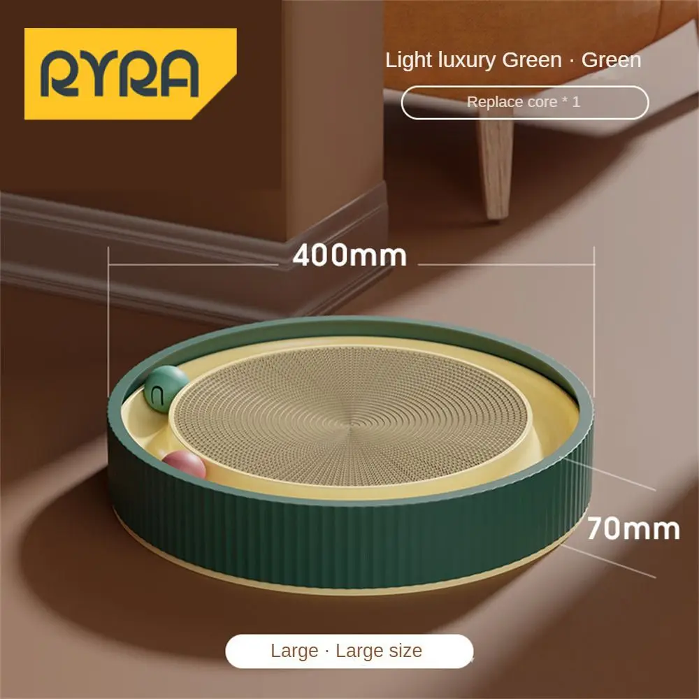 

Кошачье гнездо, шлифовальная гофрированная бумажная миска большого размера, игрушки для кошек, круглая Поворотная доска для кошек, раковина для кошек