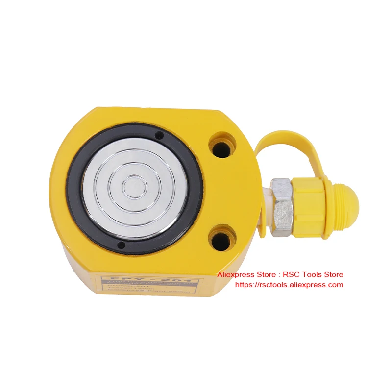 슈퍼 얇은 유형 유압 실린더 FPY-201 유압 잭 20T, 펌프없이 12 mm의 작업 여행