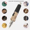 10 in 1 Gas Soldering Iron Set Professional Welding Torch Pen Kit Multifunctional Butane Tip Blow Burner Welding Repair Tools 2