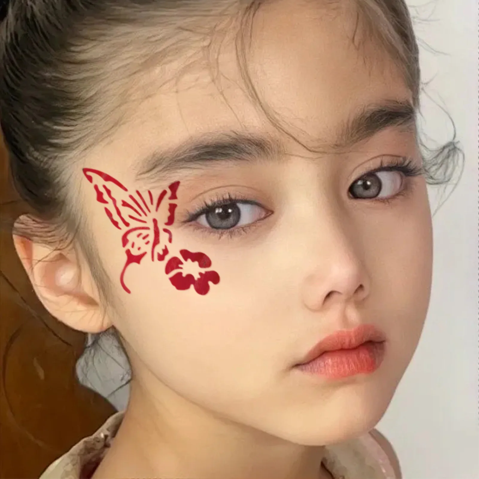 Children's Painted Face Template Reusable Face and Body Paint Stencils Tools Kids Holiday Party face painting template