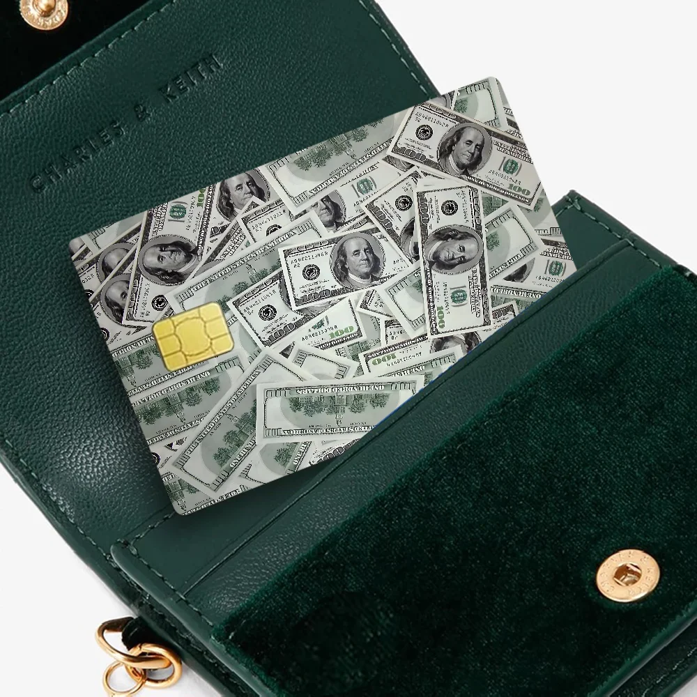 Stylish USA Dollar Credit Card Skin Sticker - Protective Film Decal