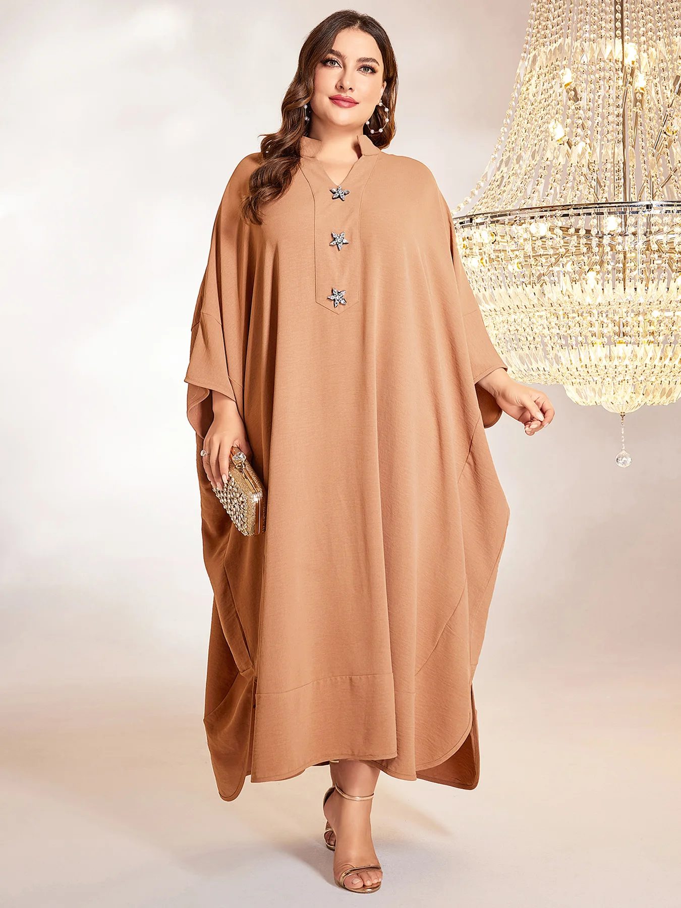 

Ramadan Abayas for 2024 Muslim Women Casual Bat Sleeve Maxi Dress Turkey Arab Robe Dubai Islam Kimono Jalaiya Caftan Party Gowns