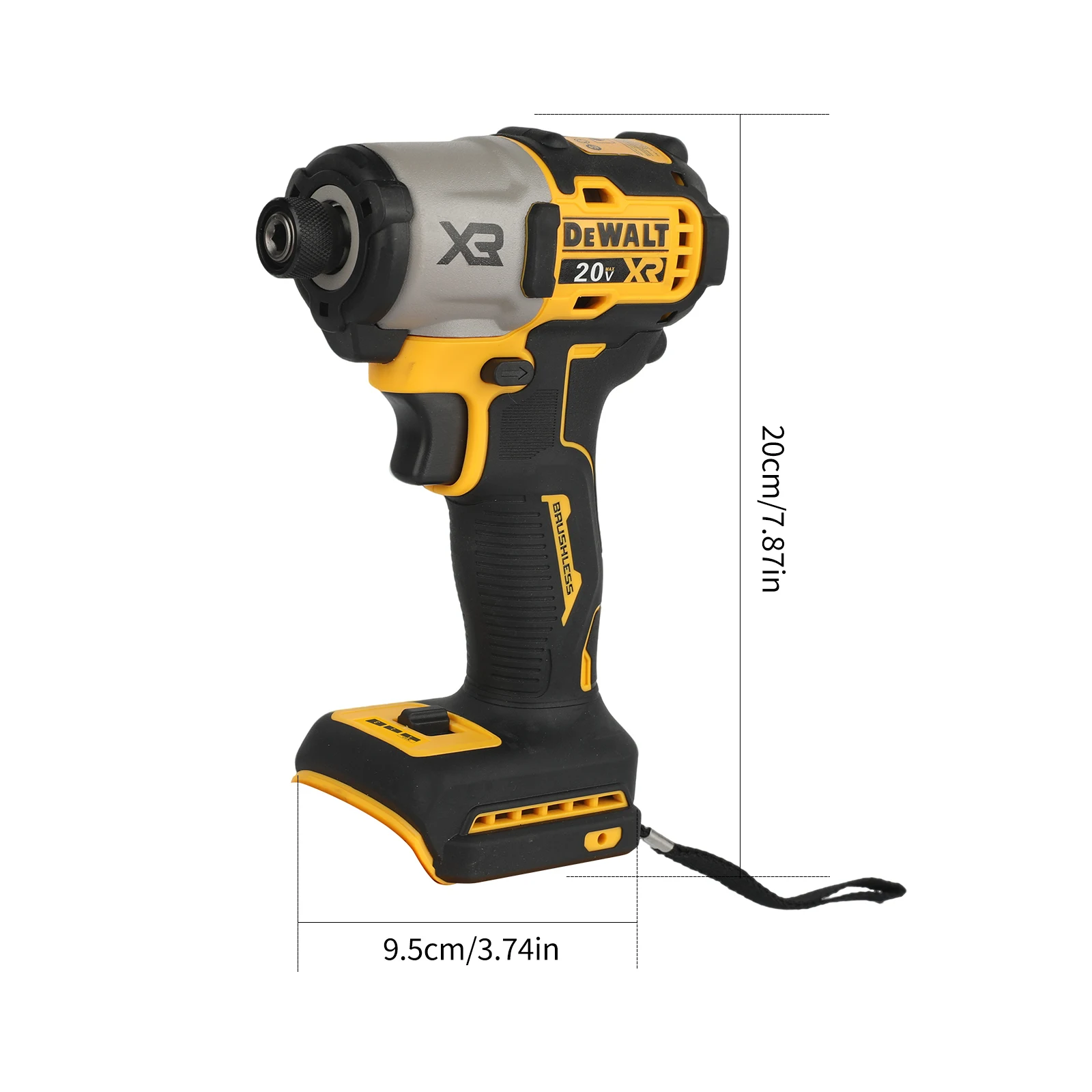 DEWALT DCF845 20V 리튬 임팩트 드라이버 4200IPM 3가변 속도 LED 조명 전동 공구 프레이밍 금속 볼트 고정용