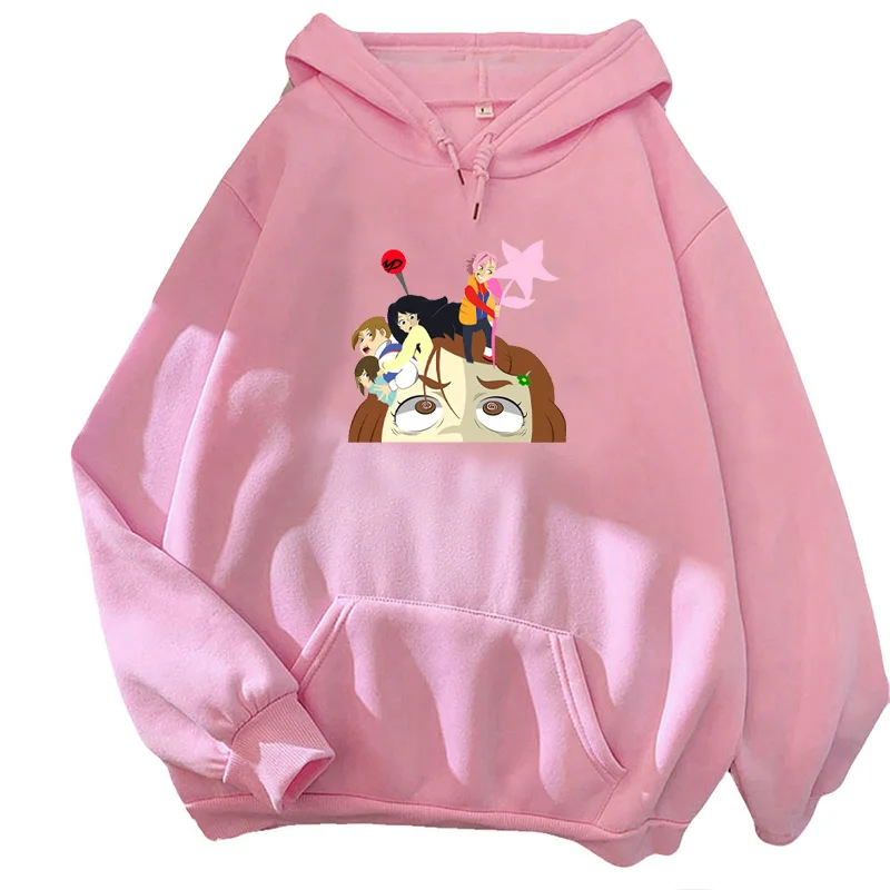 

Anime Flcl Print Haruko Hooded Sweatshirt Anime Fooly Cooly Print Hoodie Men Women Cartoon Fashion Manga Loose Casual Hoodies