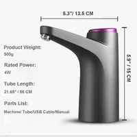 Portable 5-gallon Water Dispenser with USB Charging-Automatic Electric Pump Suitable for Home, Office, and Outdoor Use 3