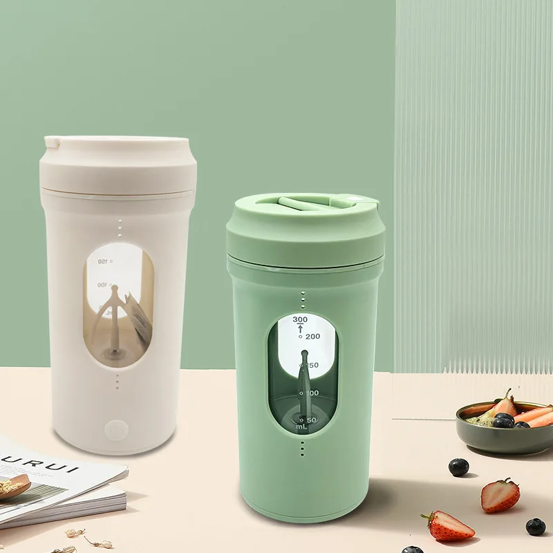 Mixing cup Electric Automatic Self Stirring Mug Shaker Bottle Coffee Milk Cup 300ml  TRITAN 2