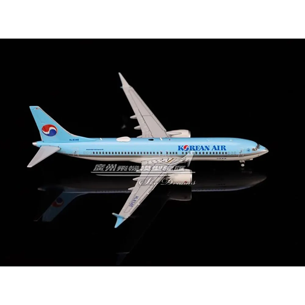 【大韓航空 B737 MAX8】1/400航空機ダイキャストモデル JC Wings 737 MAX 8 大韓航空 HL8348 1/400 [EW438M002]