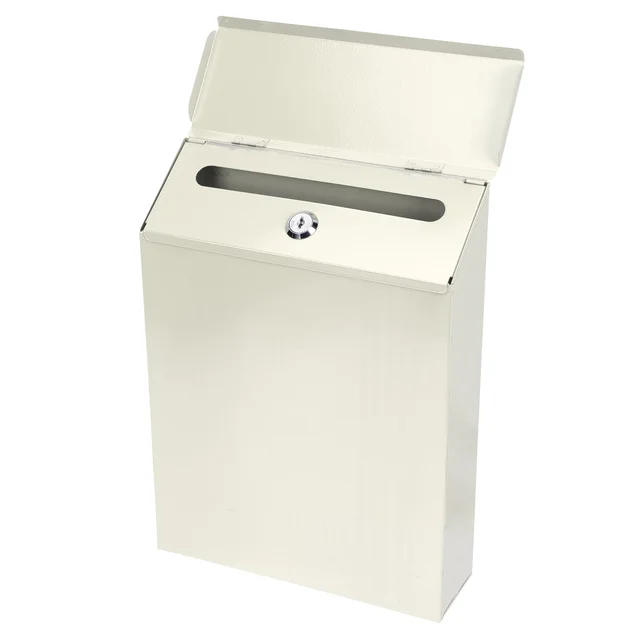 Box Postafiók Fali Oszlop Csepp Tároló Levél Kulcs Vintage Mail Panasz Biztonságos, Függő Kültéri Postafiókok Otthon - Image 5