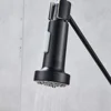 1pc Home Faucet Tap Sink Black Fixtures For Kitchen G1 / 2 ABS Plastic Nozzle Bubbler Pull Out Spray Head Faucet Kitchen 3