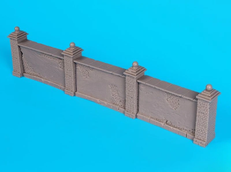 1/35 스케일 다이캐스트 수지 모델 조립 키트 도시 벽(총 길이 240mm) 장면 모델 조립되지 않은 도색되지 않은