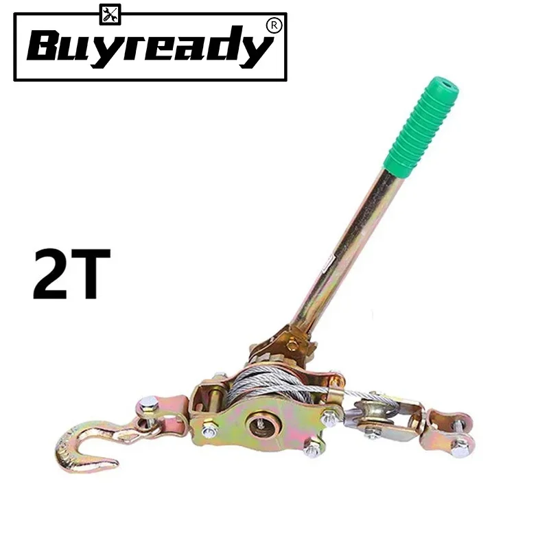 2T Tensioner High Carbon Steel Thickened Gear Rope Tensioner Multi Functional Manual Steel Wire Fastener For Car Cargo