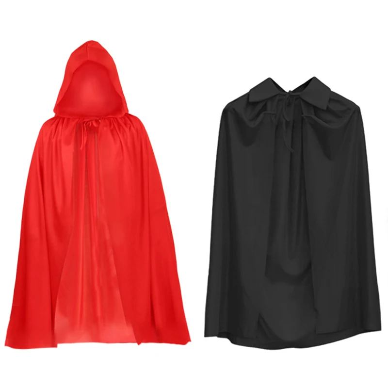 Kit Capa Preta Bruxa Vampiro Drácula Fantasia De Halloween Unissex Ferimento Falso Tatoo I.381494868