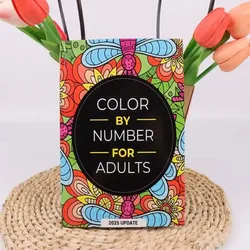 Color By Number for Adults: 75 Beautiful Designs for Relaxation & Stress Relief (Coloring Book)