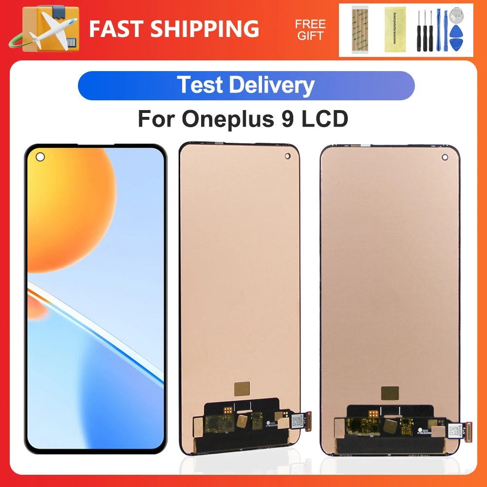 

For OnePlus 9 6.55''For Ori 1+9 LE2113 LE2111 LE2110 LE2117 LE2115 LCD Display Touch Screen Digitizer Assembly Replacement