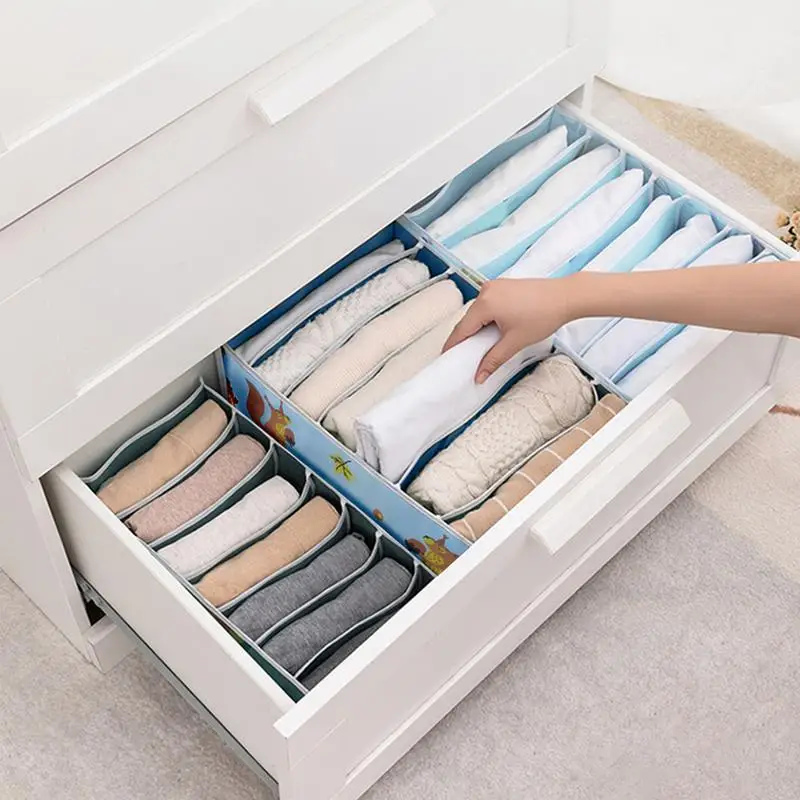 

Органайзер для одежды, складные контейнеры для хранения одежды, органайзер для носков, органайзер из чистого нетканого материала