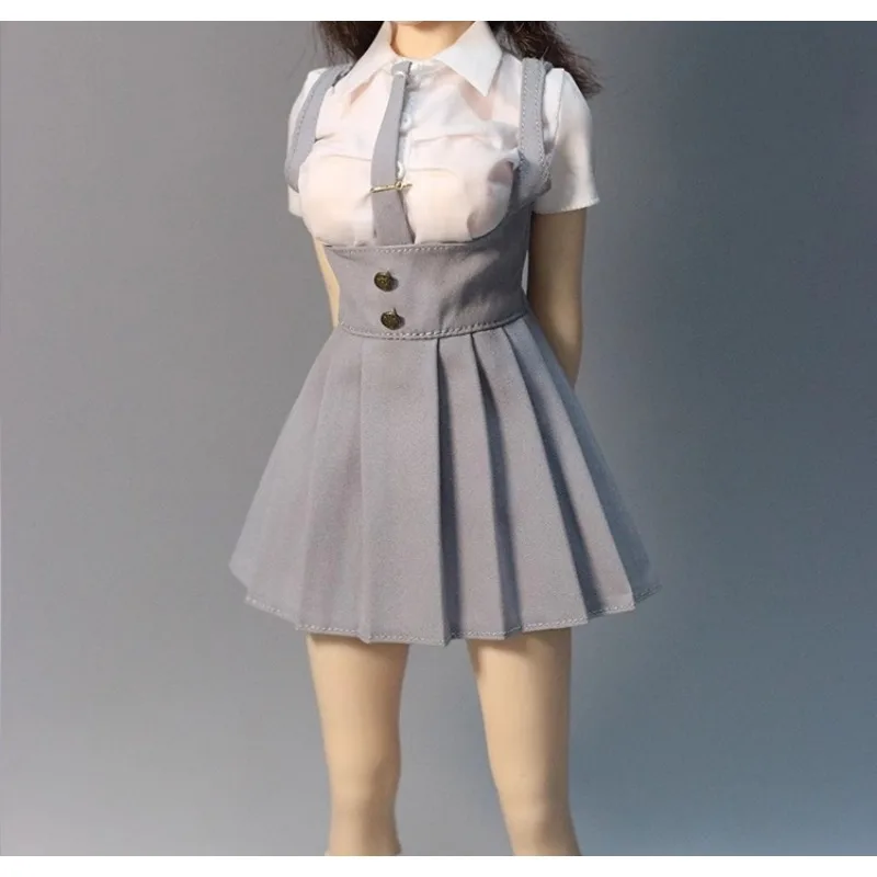 Auf Lager 1/6 Skala Weibliche Arbeitsplatz JK Kleid Soldat Puppe Strap Kleid Anzug Modell für 12 zoll PH Action-figuren körper – Detail 5