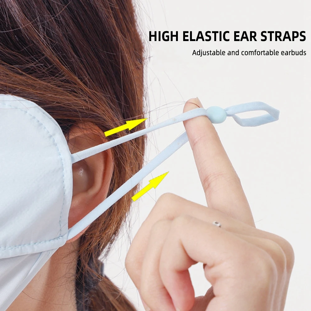 Ice Silk Sunscreen Mask Female Hair Summer Cycling Breathable Anti-ultraviolet Hanging Ear Type Eye Protection Mask For Men