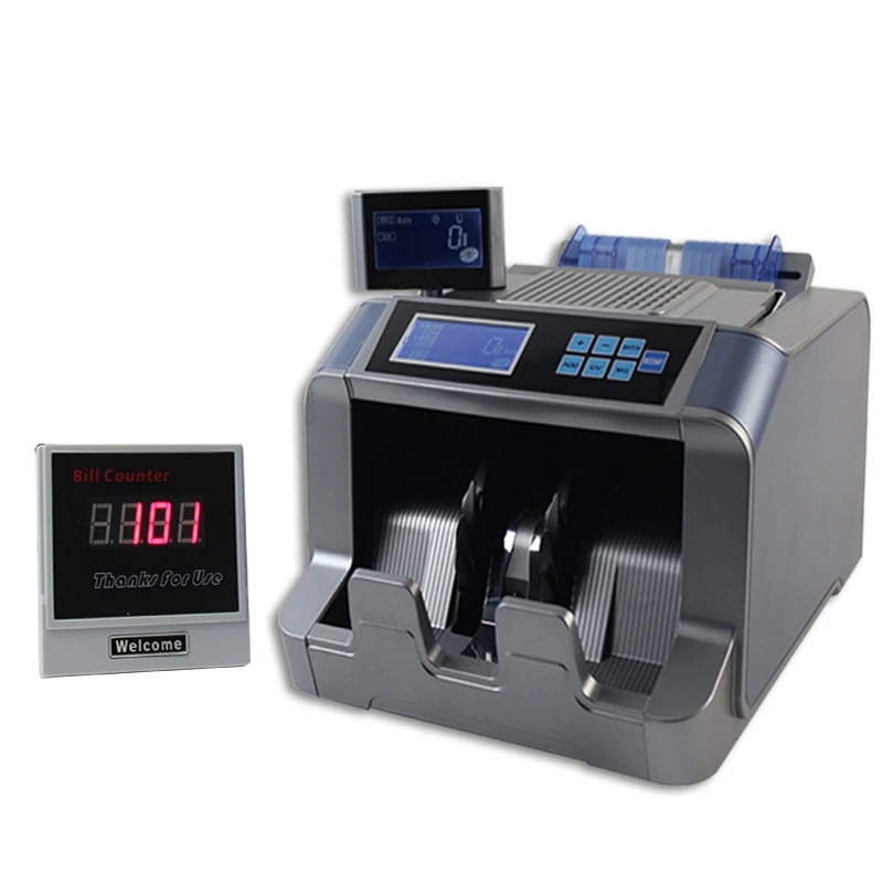 728D UV/3MG 화폐 계수기 3개 자기 헤드 다중 화폐 미국 달러 유로 파운드 외부 디스플레이 화폐 계수기 포함