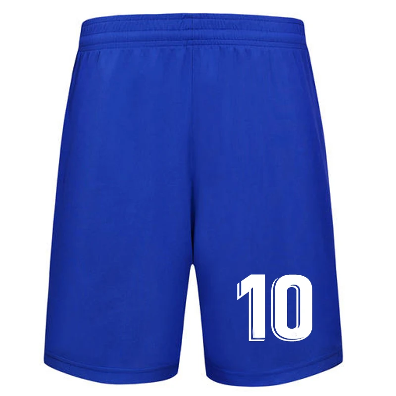 Solid Football Training Shorts Mens Kids Summer Bottoms Running Basketball Soccer Shorts Yoga Sports Free Print Number