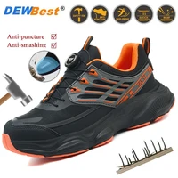 New rotating buttons steel head anti-smash anti-puncture wear-resistant non-slip patches work shoes insulation