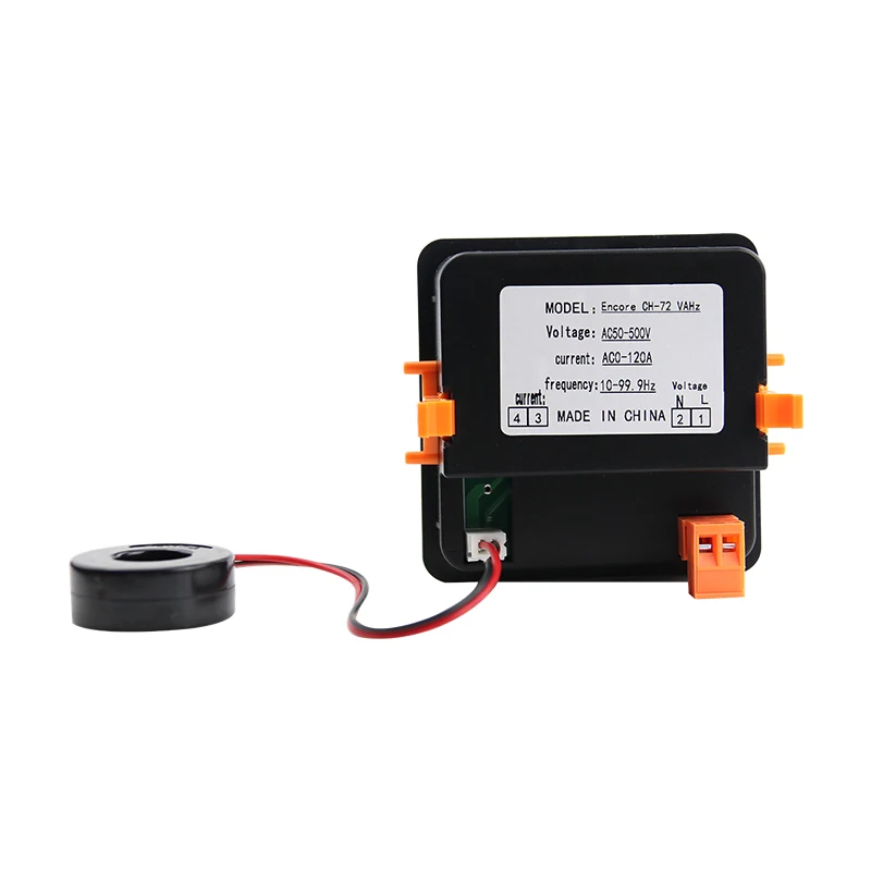 AC50-500V  ÷   ļ 跮 а,  츣 72*72mm, 0-120A, 10-99.9Hz