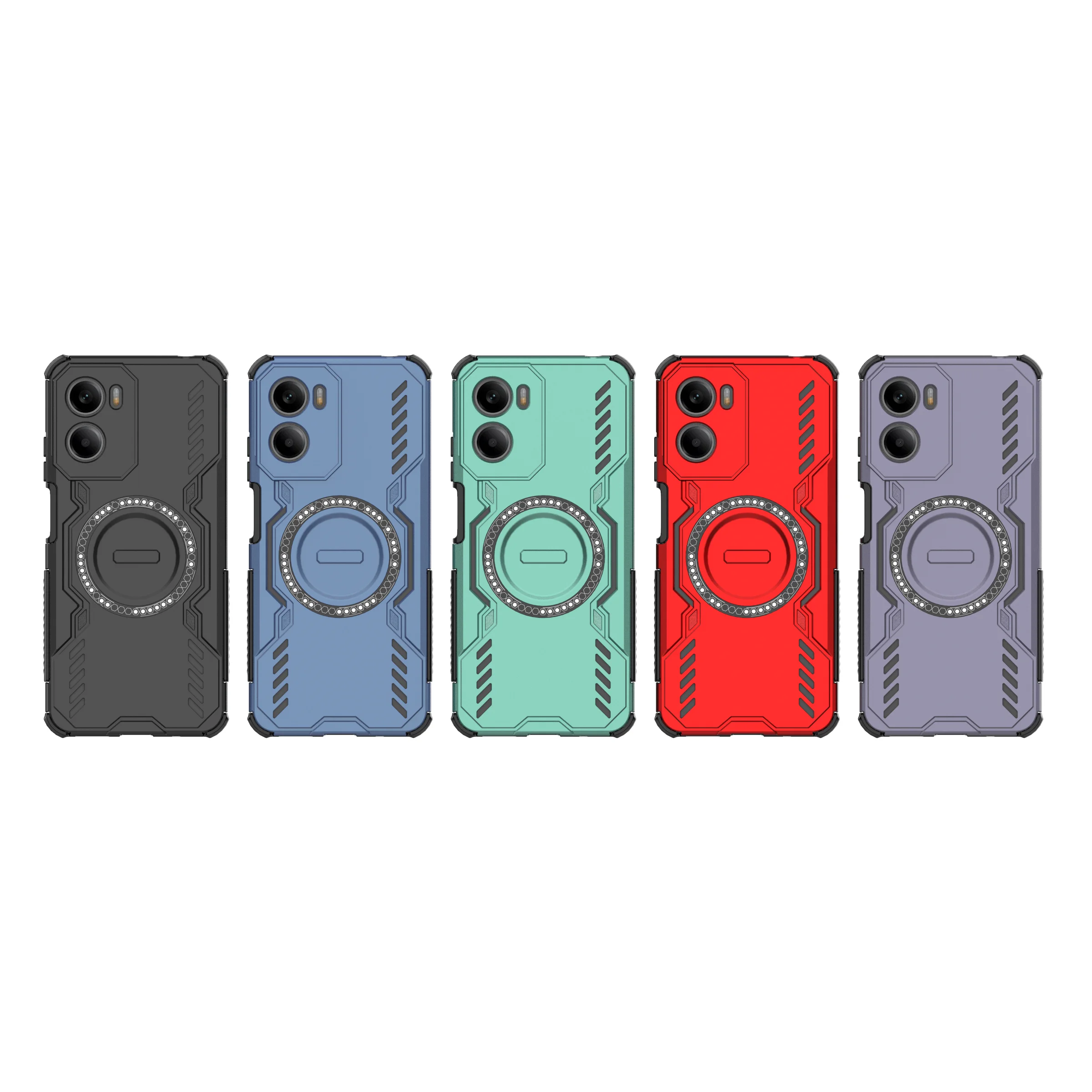 Heat Dissipation Magnetic Shockproof Protective Case with Matte Finish