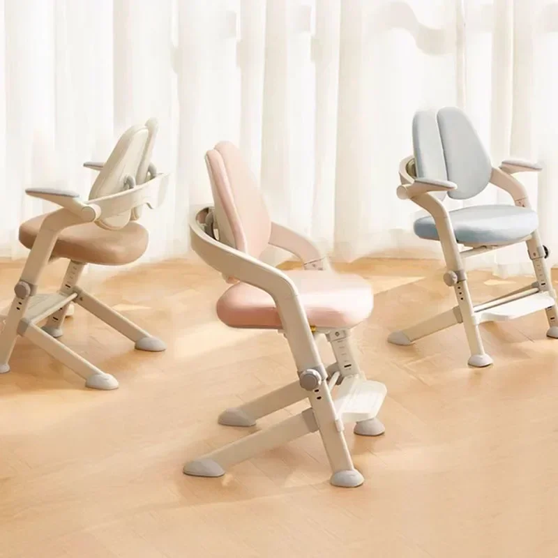 Children Chair Auxiliary Children's Stool Schoolboy Childrens Armchair Child Kids Chairs Room Chaises Enfants Growing Furniture