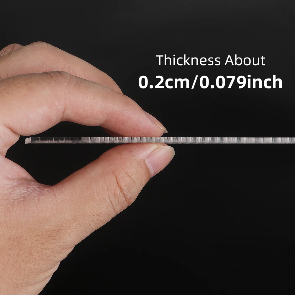 Transparent Acrylic Watch Strap Template - Leather Craft Tool