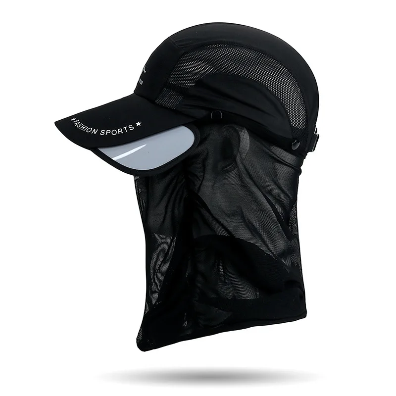 Sun Hats 360 &deg; portable fishing Outdoor cycling and hiking Sun protection Detachable and adjustable Fishing equipment