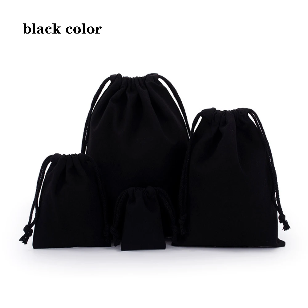 Versatile Cotton Canvas Drawstring Tote Bag - Portable and Foldable Organizer