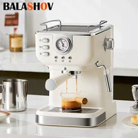 20 Bar Electric Espresso Coffee Machine Cafetera Semi Automatic Coffee Maker 220V EU Automatic Milk Frother Cappuccino Hot Water 1