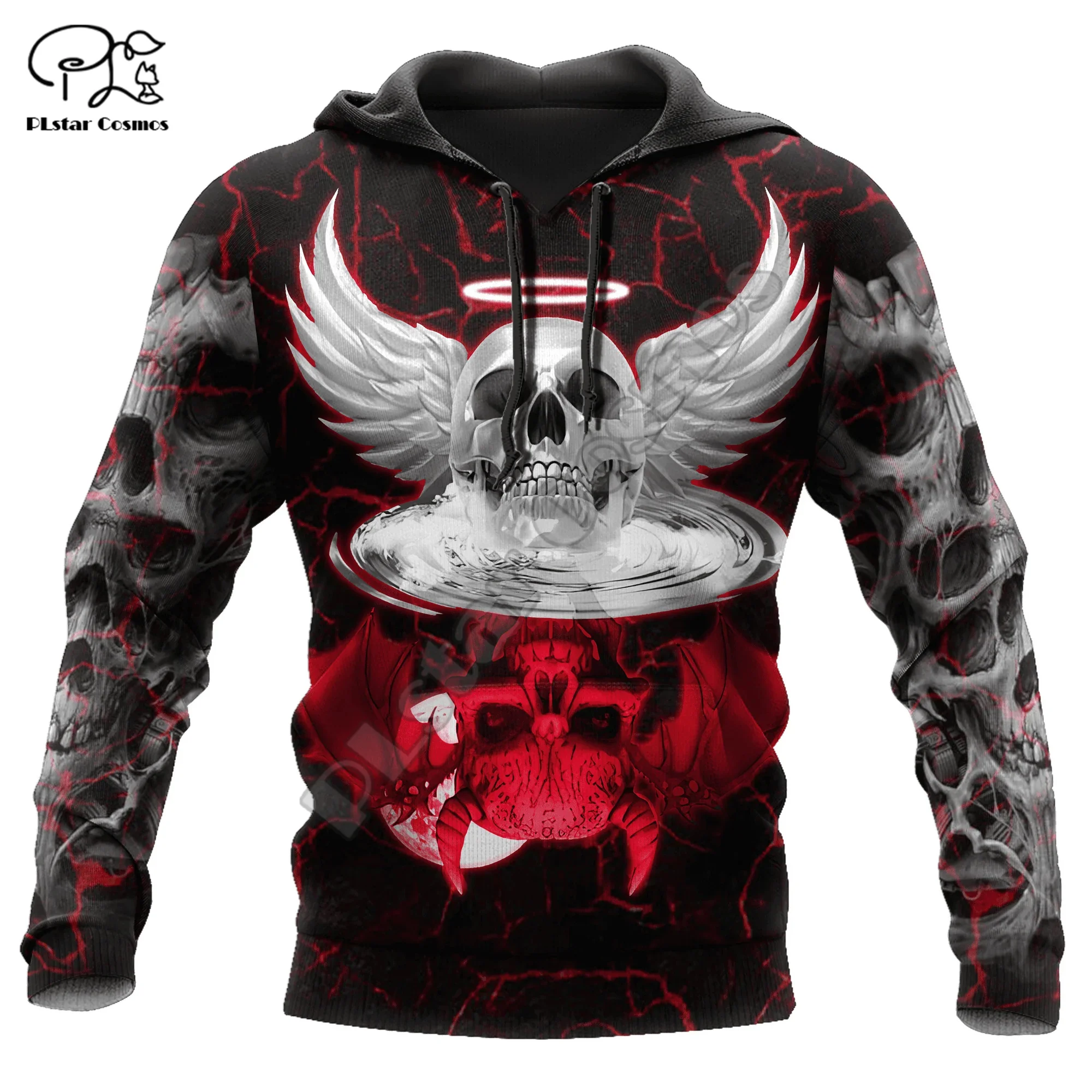 

Reaper Ghost Gothic Skull Vintage Angel Tattoo Devil Retro Tracksuit Men/Women 3DPrint Casual Funny Harajuku Jacket Hoodies 19
