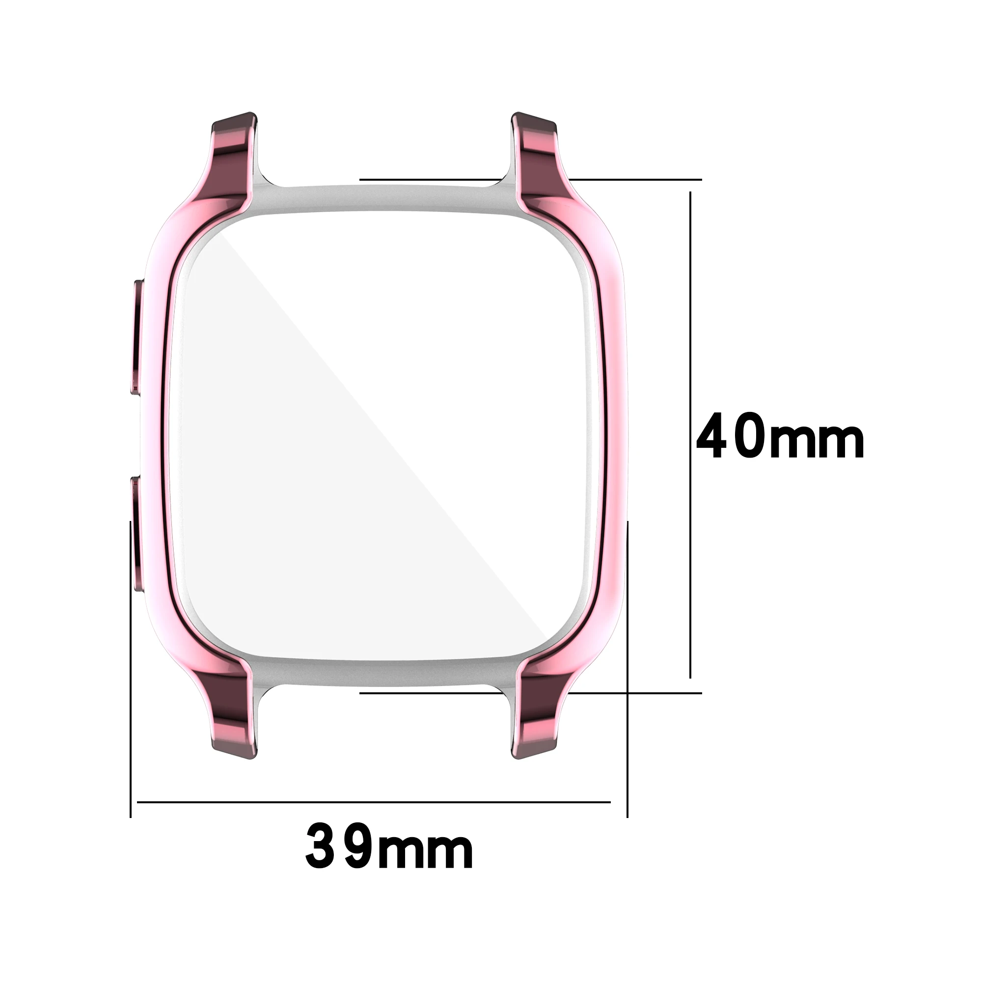 Enhanced TPU Cover Case with Full Screen Protection - Soft Bumper Accessories